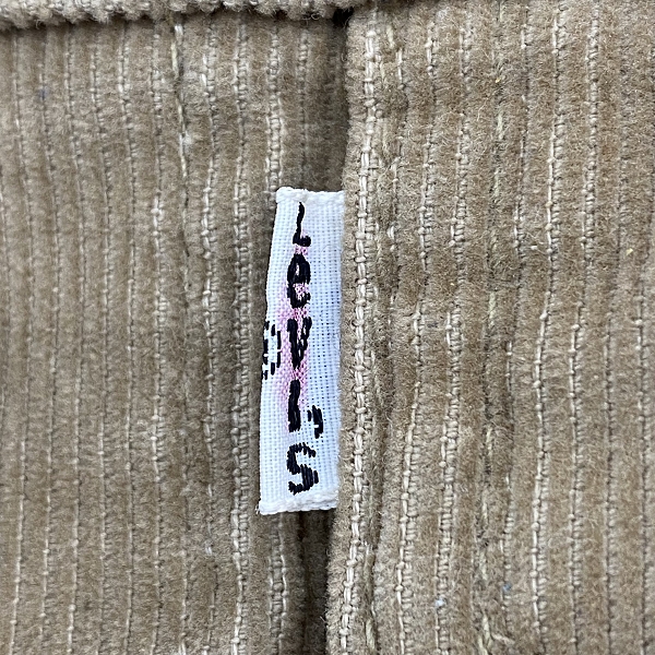 実際に弊社で買取させて頂いたLEVI'S/リーバイス 70s USA製 コーデュロイジャケット/40の画像 3枚目