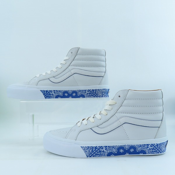 実際に弊社で買取させて頂いた【未使用】VANS/バンズ Sk8-Hi Reissue LX 'Bandana/バンダナ VN0A4BVH7WM/26.5の画像 3枚目
