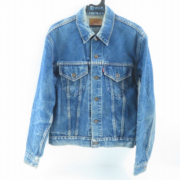 実際に弊社で買取させて頂いたLEVI'S/リーバイス 米国製 ボタン裏刻印527 デニムジャケット 70505-0217/40