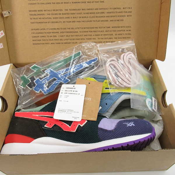 実際に弊社で買取させて頂いたasics×ATMOS/アシックス×アトモス GEL LYTE 3/ゲルライト3 ショーン・ウェザースプーン 1203A019-000 /27.5の画像 7枚目