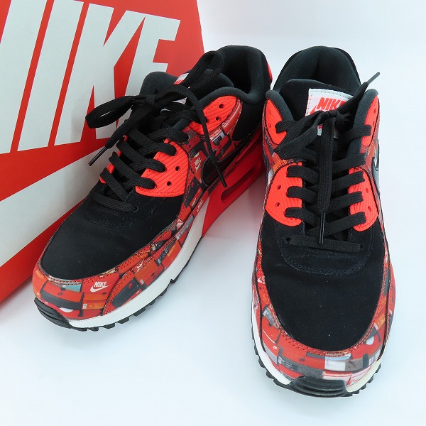 実際に弊社で買取させて頂いたNIKE×atmos/ナイキ×アトモス AIR MAX 90 PRNT WE LOVE NIKE/エアマックス90 プリント AQ0926-001/27.5