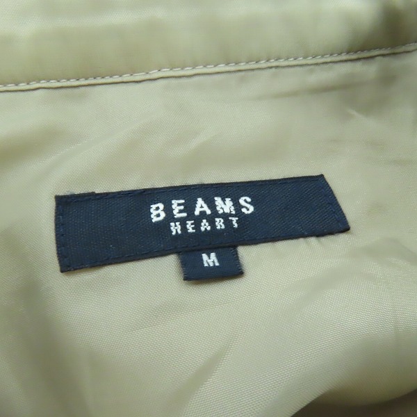 実際に弊社で買取させて頂いたBEAMS HEART/ビームスハート メルトン CP0 ジャケット ベージュ 42-11-0627-639/Mの画像 2枚目