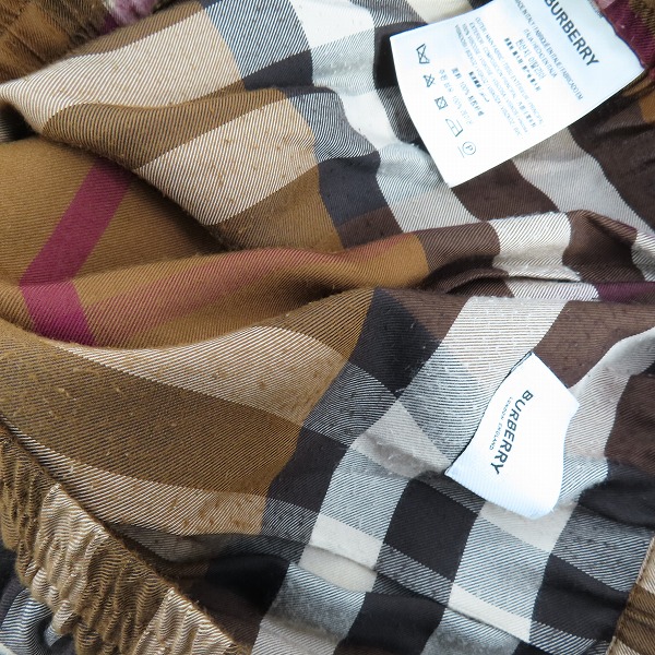 実際に弊社で買取させて頂いたBURBERRY/バーバリー チェック柄ハーフパンツ 8052208/XSの画像 7枚目
