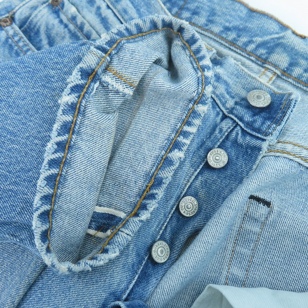 実際に弊社で買取させて頂いたLEVIS/リーバイス 80年製 501 ボタン裏刻印524 赤耳/スモールe ボタンフライ デニムパンツ/W32×L35の画像 2枚目