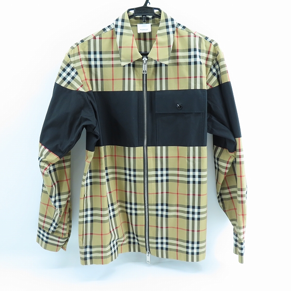 実際に弊社で買取させて頂いたBURBERRY LONDON ENGLAND/バーバリーロンドンイングランド ノバチェック ジップアップジャケット 8036770/S