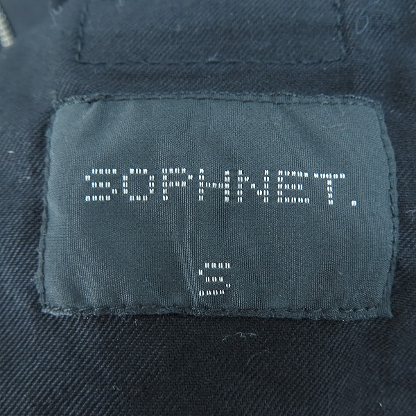 実際に弊社で買取させて頂いたSOPHNET./ソフネット シングルライダースジャケット SOPH-130179/Sの画像 2枚目