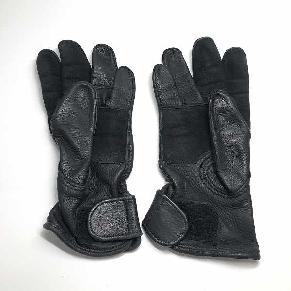 実際に弊社で買取させて頂いたCHURCHILL/チャーチル レザーグローブ/手袋 Sの画像 2枚目