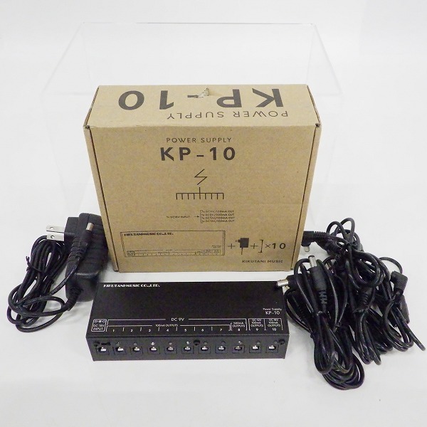 実際に弊社で買取させて頂いたKITAKUNI/キタクニ KP-10 POWER SUPPLY ギター・ベース エフェクター用パワーサプライ【動作確認済】