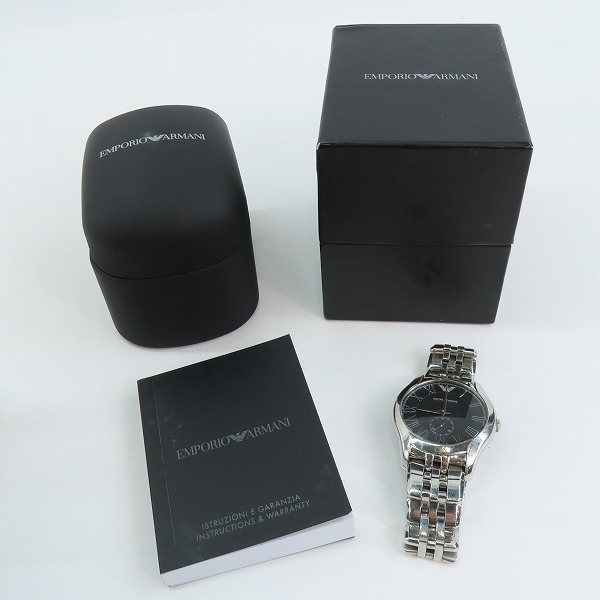 実際に弊社で買取させて頂いたEMPORIO ARMANI/エンポリオアルマーニ アナログ ウォッチ 腕時計 AR-1706【動作未確認】の画像 7枚目