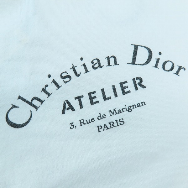 実際に弊社で買取させて頂いたChristian Dior/クリスチャンディオール ATELIER TEE/アトリエ ロゴ プリント Tシャツ 863J621I0533/Lの画像 6枚目