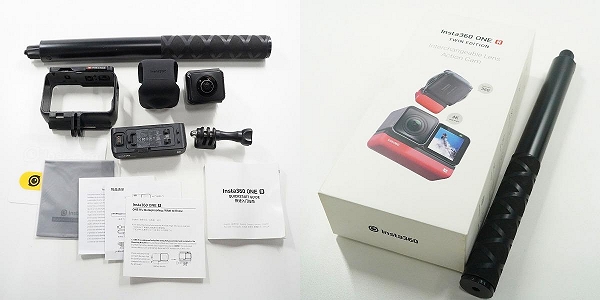 実際に弊社で買取させて頂いたinsta360 ONE R TWIN EDITION 360度＋4K広角モジュール アクションカメラ 付属品付き 動作確認済みの画像 9枚目