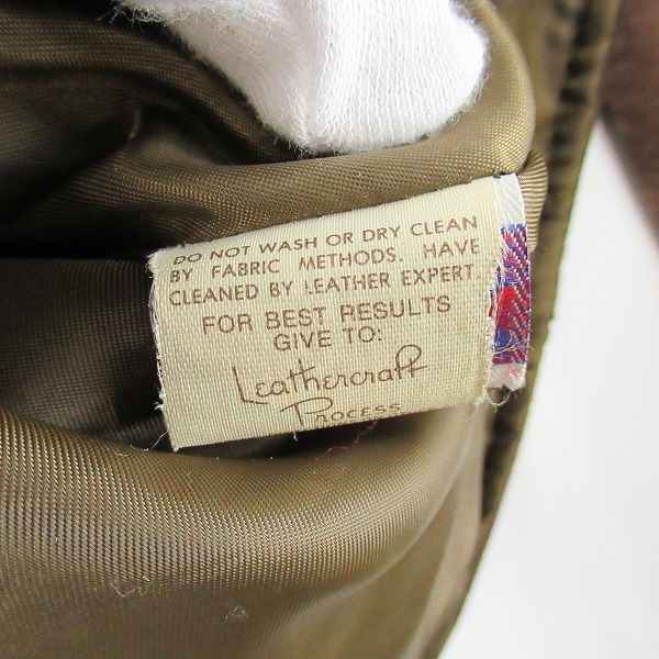 実際に弊社で買取させて頂いたSchott/ショット スエード レザージャケット/42の画像 3枚目