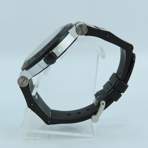 実際に弊社で買取させて頂いたBVLGARI/ブルガリ ALUMINIUM アルミニウム ディアゴノ 自動巻き 腕時計 AL44TAの画像 1枚目