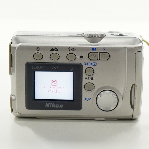 実際に弊社で買取させて頂いたNikon/ニコン E2000 COOLPIX 2000 クールピクス コンパクトデジタルカメラ 通電確認済みの画像 4枚目