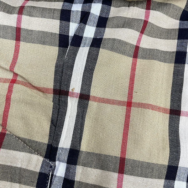 実際に弊社で買取させて頂いたBURBERRYS/バーバリーズ 裏地チェック柄 ステンカラーコートの画像 5枚目