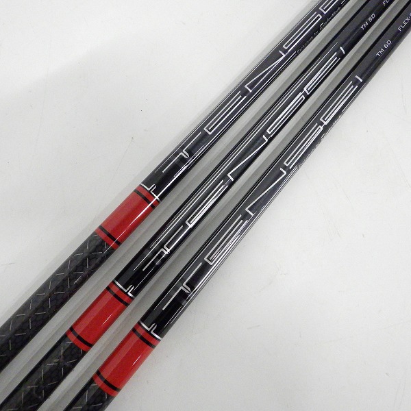 実際に弊社で買取させて頂いた【シャフトのみ】三菱ケミカル TENSEI RED  TM50・TM60 by TaylorMade ウッド用シャフト 3本セット FLEX：SR/Sの画像 1枚目