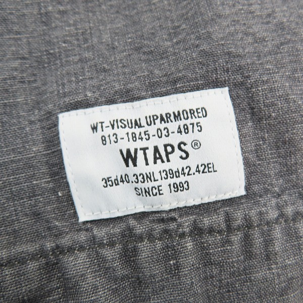 実際に弊社で買取させて頂いたWTAPS/ダブルタップス BUDS LS 01 SHIRT/デニム 長袖シャツ 181BRDT-SHM01/04の画像 7枚目