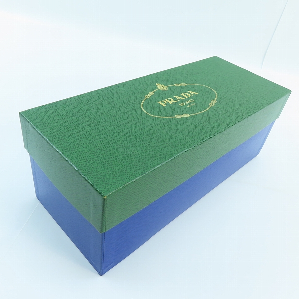 実際に弊社で買取させて頂いたPRADA/プラダ パンプス スエード ブルー/37.5の画像 9枚目