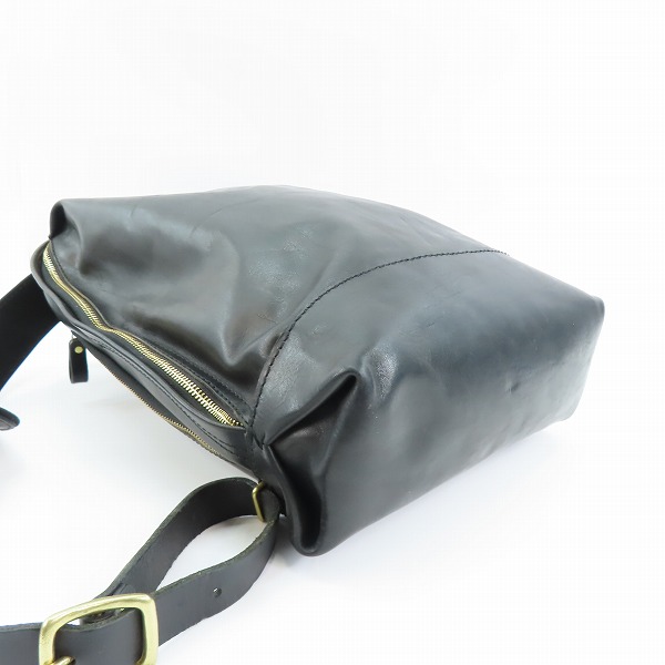 実際に弊社で買取させて頂いたHERZ/ヘルツ Organ レザー リュックサック ブラックの画像 2枚目