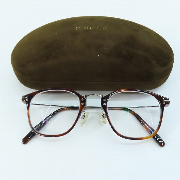 実際に弊社で買取させて頂いたTOM FORD/トムフォード 眼鏡/メガネフレーム TF5649-D-B 056の画像 9枚目