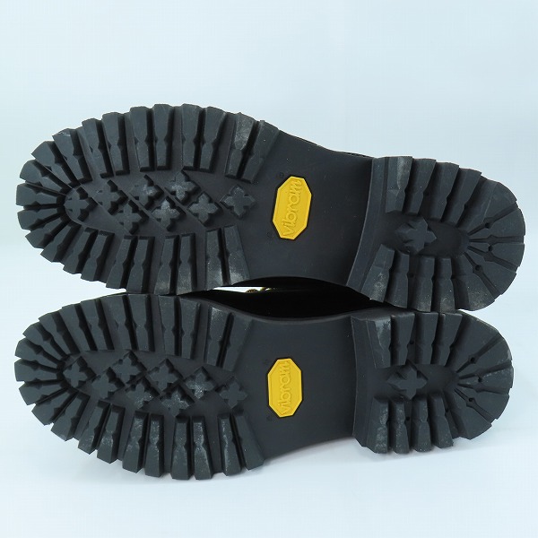 実際に弊社で買取させて頂いたTimberland×OFF-WHITE/ティンバーランド×オフホワイト ベロア 6インチ ブーツ ブラック A1Q8B/8の画像 2枚目