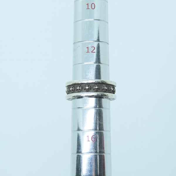 実際に弊社で買取させて頂いた【インボイス原本】CHROME HEARTS/クロムハーツ CH PLS MINI/CHプラス ミニ シルバーリング/14-14.5号の画像 7枚目