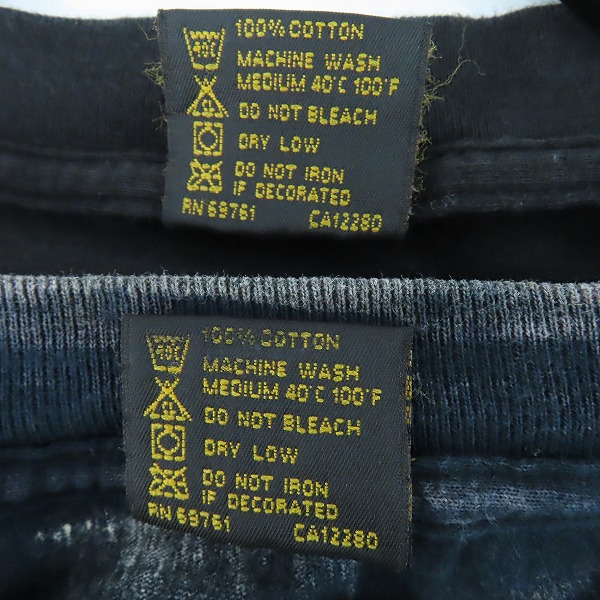 実際に弊社で買取させて頂いたBROCKUM/ブロックム SLAYER/スレイヤー 90s スカル ヴィンテージ バンドTシャツ/L 2点セットの画像 3枚目