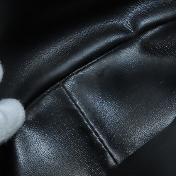 実際に弊社で買取させて頂いたCHANEL/シャネル ラムスキン チェーンショルダー 革チャームの画像 6枚目