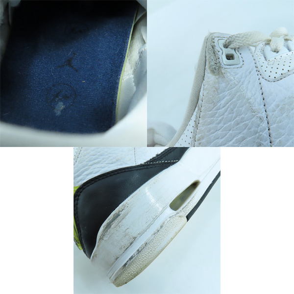 実際に弊社で買取させて頂いたFRAGMENT DESIGN×NIKE/フラグメントデザイン×ナイキ AIR JORDAN 3 エアジョーダン3 DA3595-100/28の画像 6枚目