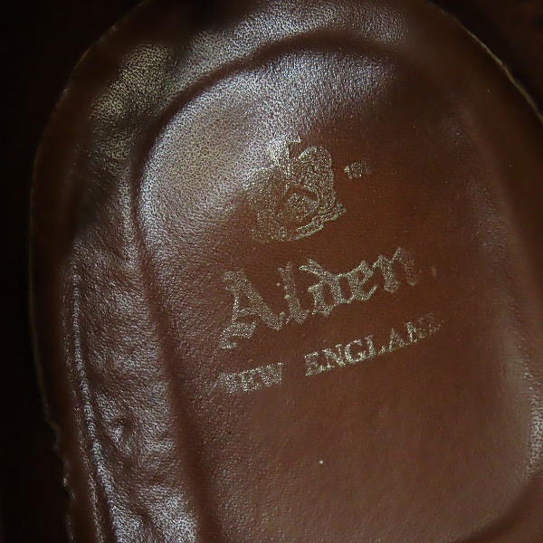 実際に弊社で買取させて頂いたALDEN/オールデン クロムエクセルレザー サービスブーツ 45960H/9.5の画像 9枚目