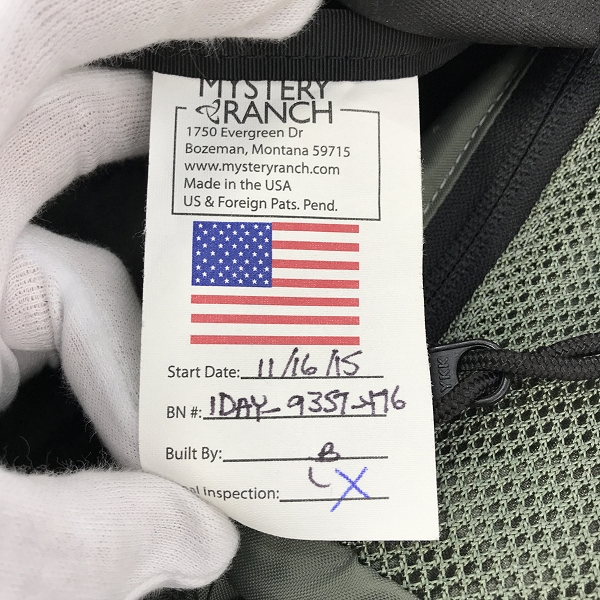 実際に弊社で買取させて頂いたMYSTERY RANCH/ミステリーランチ 1 Day Assault/ワンデイアサルト バックパックの画像 5枚目