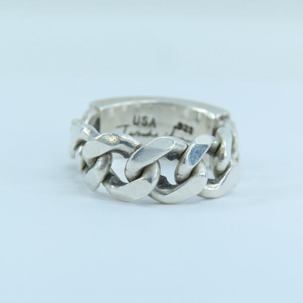 実際に弊社で買取させて頂いたTENDERLOIN/テンダーロイン ID コンビチェーンリング 20号-20.5号の画像 3枚目