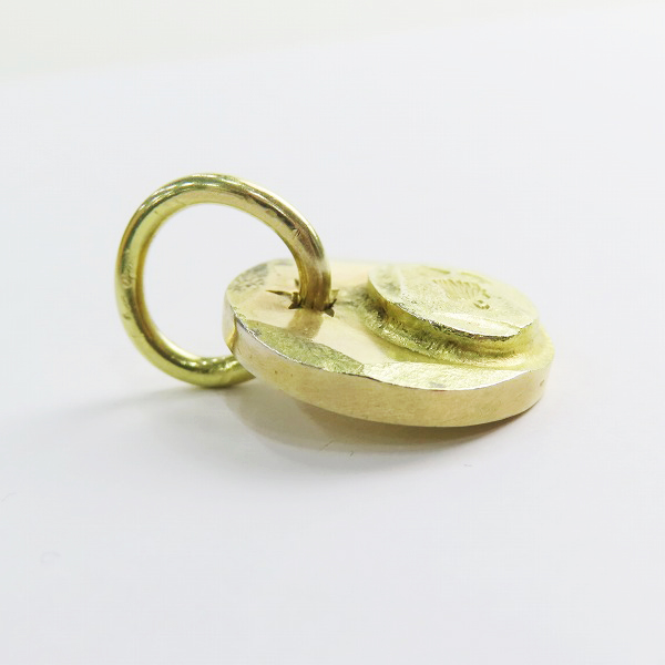 実際に弊社で買取させて頂いたSTOP LIGHT/ストップライト K18 カスタムメタル ペンダントトップの画像 4枚目