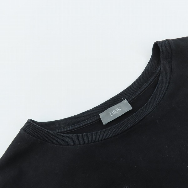 実際に弊社で買取させて頂いたDior HOMME ×KAWS/ディオールオム×カウズ マルチビー刺繍 Tシャツ 923J609W5041/Mの画像 5枚目