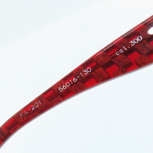 実際に弊社で買取させて頂いたFACTORY900/ファクトリー900 度入り メガネフレーム/アイウェア FA-201 col.300の画像 7枚目