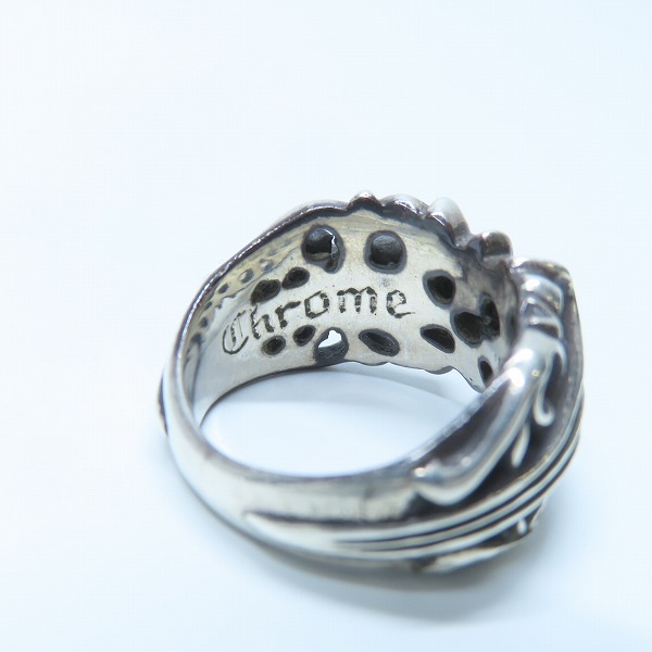 実際に弊社で買取させて頂いたCHROME HEARTS/クロムハーツ K&Tリング 17.5号の画像 6枚目