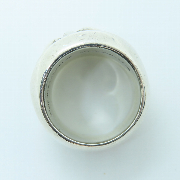 実際に弊社で買取させて頂いた【インボイス原本】CHROME HEARTS/クロムハーツ クラシックオーバルスターリング/18.5-19.5号の画像 5枚目