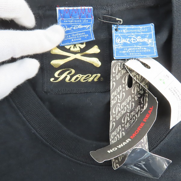 実際に弊社で買取させて頂いたRoen×Disney/ロエン×ディズニー クラッシュミッキー プリント Tシャツ 78047064 /48の画像 2枚目