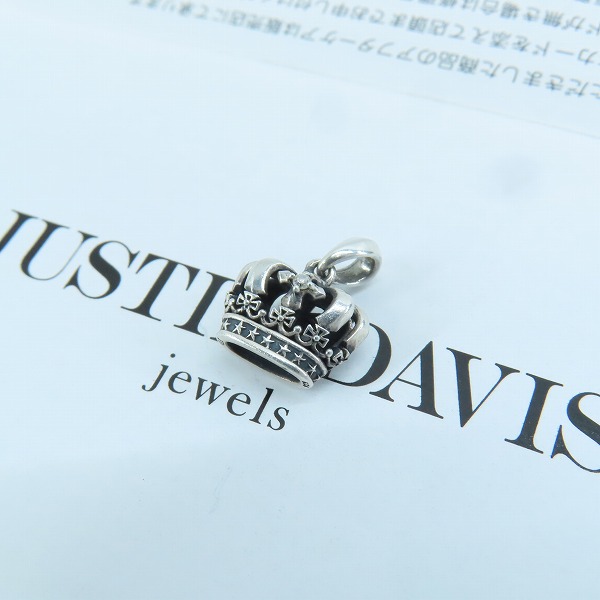 実際に弊社で買取させて頂いた【ギャラ付き】Justin Davis/ジャスティンデイビス Diadem Star クラウンネックレストップ SNJ823