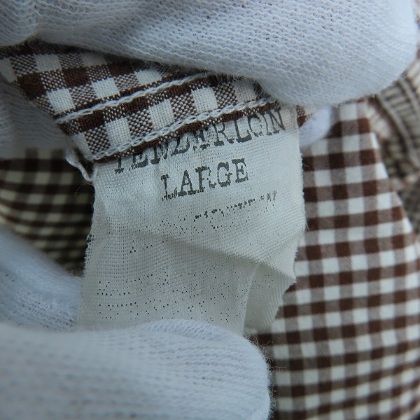 実際に弊社で買取させて頂いたTENDERLOIN/テンダーロイン T-HOPPER 長袖シャツ/ギンガムチェック/Lの画像 3枚目