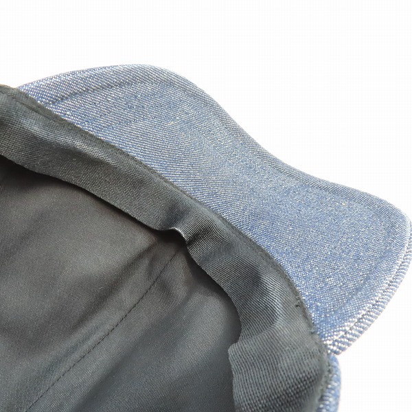 実際に弊社で買取させて頂いたA.P.C./アーペーセー デニム 刺繍 キャップ/58の画像 7枚目