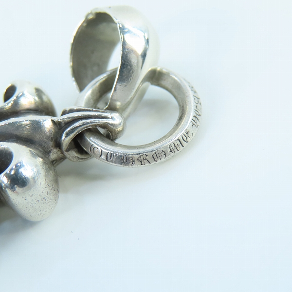 実際に弊社で買取させて頂いたCHROME HEARTS/クロムハーツ BSフレアペンダントwベイルの画像 4枚目