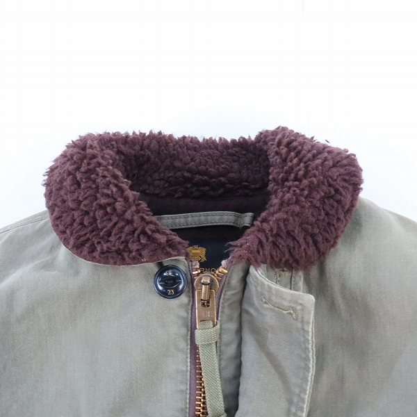 実際に弊社で買取させて頂いたNEIGHBORHOOD/ネイバーフッド N-1D 16AW  デッキジャケット 162NYNH-JKM01/Mの画像 5枚目