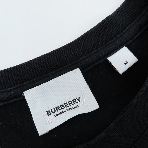 実際に弊社で買取させて頂いた(1)BURBERRY/バーバリー HORSEFERRY PRINT COTTON OVERSIZED T-SHIRT/ホースフェリー オーバーサイズ カットソー 8032299/Mの画像 2枚目