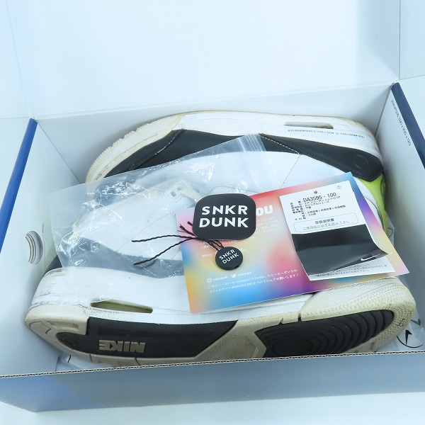 実際に弊社で買取させて頂いたFRAGMENT DESIGN×NIKE/フラグメントデザイン×ナイキ AIR JORDAN 3 エアジョーダン3 DA3595-100/28の画像 8枚目