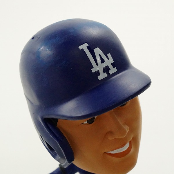 実際に弊社で買取させて頂いたFOCO/フォコ BIG HEADS ロサンゼルス・ドジャース ＃17 大谷翔平 打者 ボブルヘッド フィギュア 首振り人形の画像 4枚目