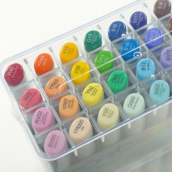 実際に弊社で買取させて頂いた【未開封】COPIC/コピック Sketch コピックスケッチ ベーシック アートマーカー 36色セットの画像 6枚目