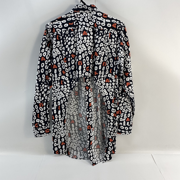 実際に弊社で買取させて頂いた【未使用】BLACK COMME des GARCONS(ブラックコムデギャルソン 総柄シャツ 1G-B007/Mの画像 1枚目