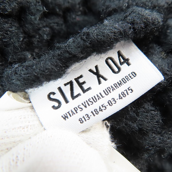実際に弊社で買取させて頂いたWTAPS/ダブルタップス 19AW MEDIEVAL SWEATER WOAC/Vネック ニット セーター 192MADT-KNM02/04の画像 5枚目