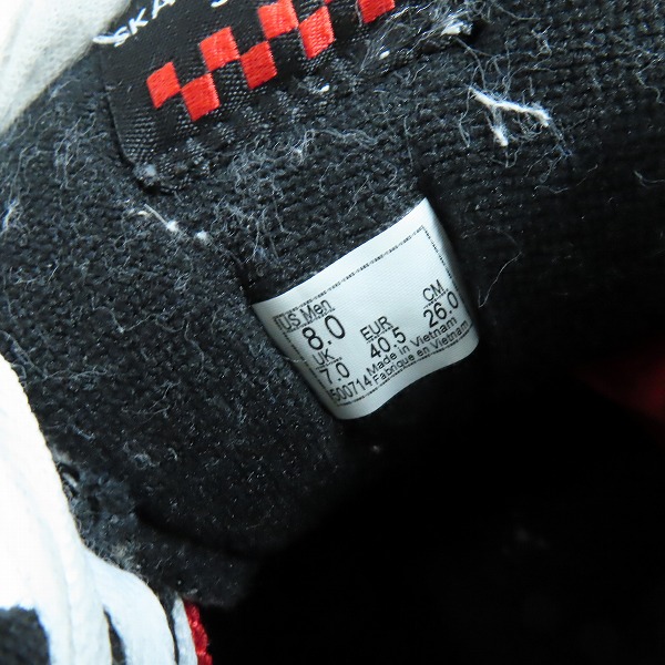 実際に弊社で買取させて頂いたVANS/バンズ HALF CAB/ハーフキャブ スニーカー 500714/26の画像 5枚目